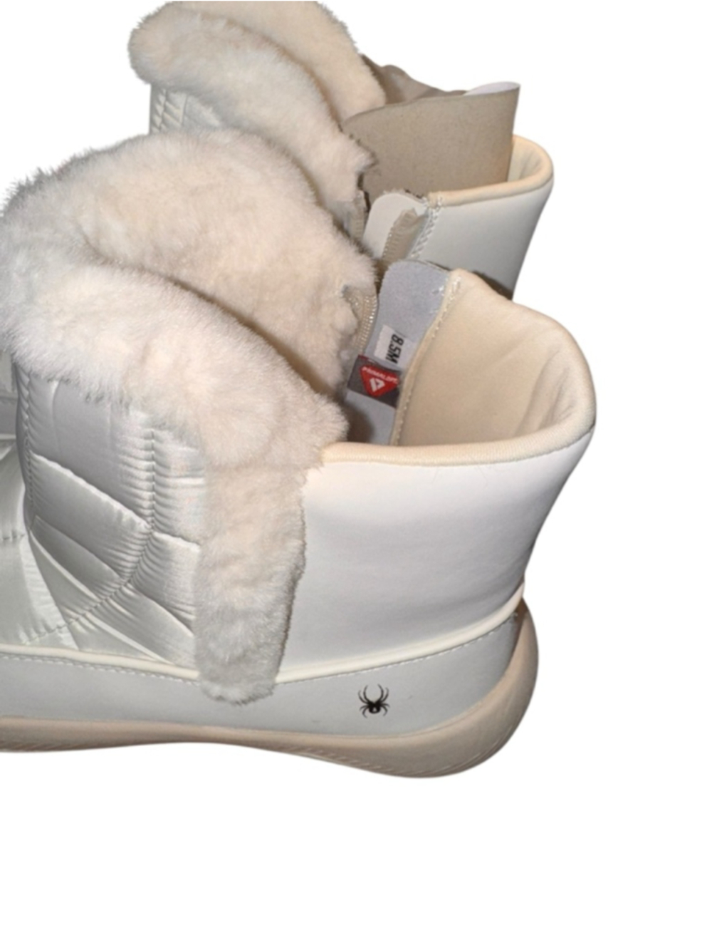 Women's Spyder Lumi Winter Boots 8.5 White Beige - Picture 4 of 8